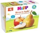 HiPP Organic Manzanas con peras 4 x 100 g