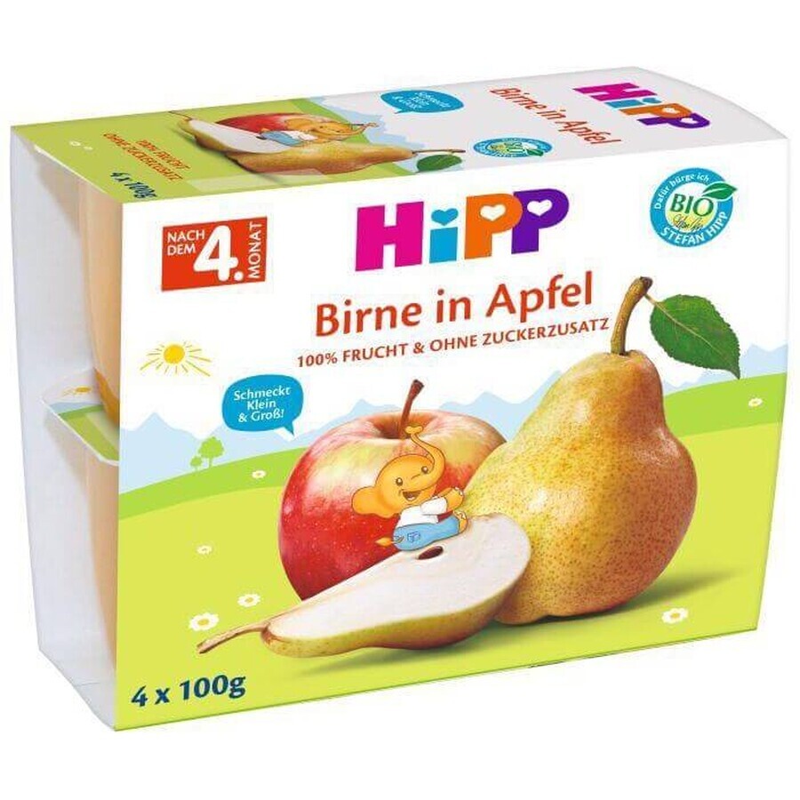 Comprar HiPP Organic Manzanas con peras 4 x 100 g HiPP Organic Manzanas con peras 4 x 100 g