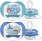 Philips Avent Ultra air text suzetă 6-18m băiat 2 buc