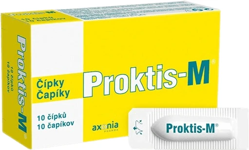 Proktis Rectal suppositories for wound healing with hyaluronic acid 10 pieces