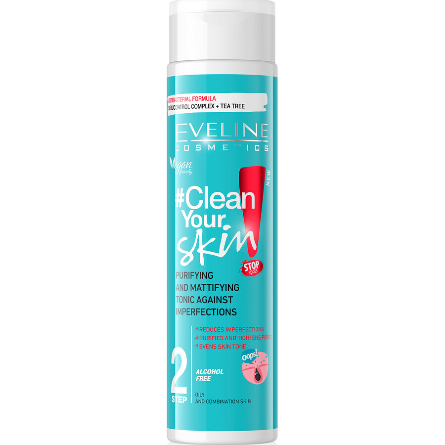 Cumpără Eveline Cosmetics Pure Control SOS Tonic de curățare 200 ml Eveline Cosmetics Pure Control SOS Tonic de curățare 200 ml