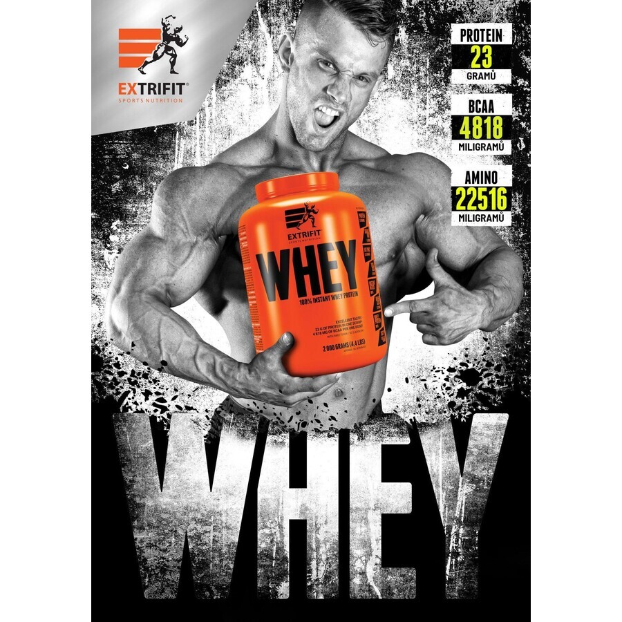 Extrifit 100% Wei-eiwit Vruchtenshake 2000 g