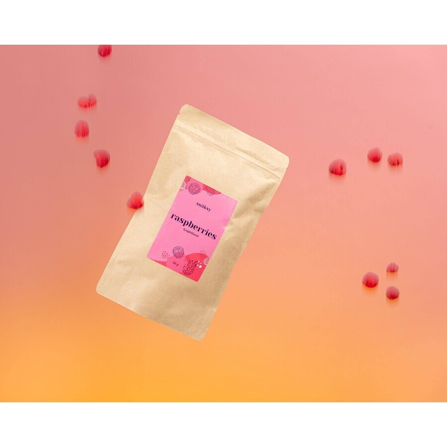 Snäksy Whole freeze-dried raspberries 50 g