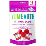 YumEarth Organic fruit lollipops with vitamin C 14 pieces