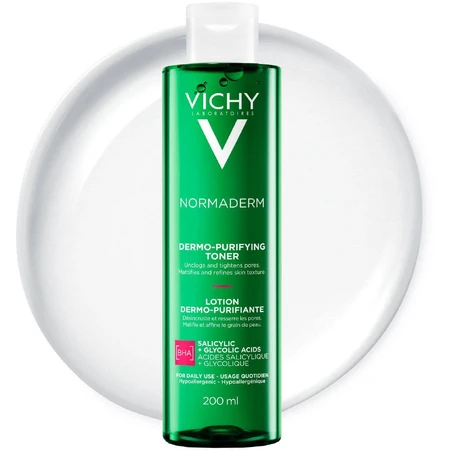 Vichy Normaderm Normaderm reinigendes adstringierendes Gesichtswasser neue Formel 200 ml