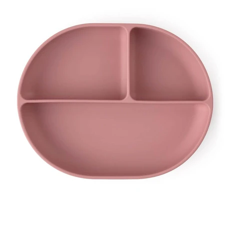 Petite&Mars Take&Match Dusty Rose 6m+ ovaal siliconen deelbord