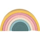 Petite&Mars Arco Iris Ocre Intenso 12m+ Juguete Plegable de Silicona Arco Iris Ocre Intenso 12m+ 6 piezas