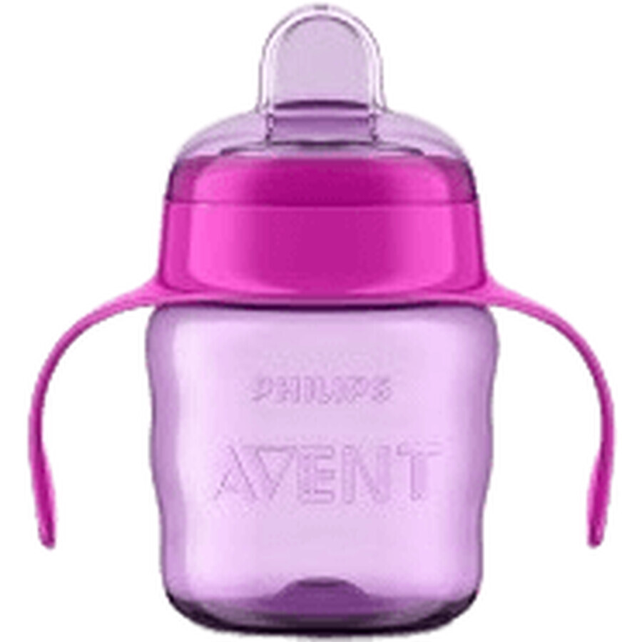 Buy Philips Avent Classic cup with handles from 6 months, silicone mouthpiece, girl, 200 ml Philips Avent Classic cup with handles from 6 months, silicone mouthpiece, girl, 200 ml