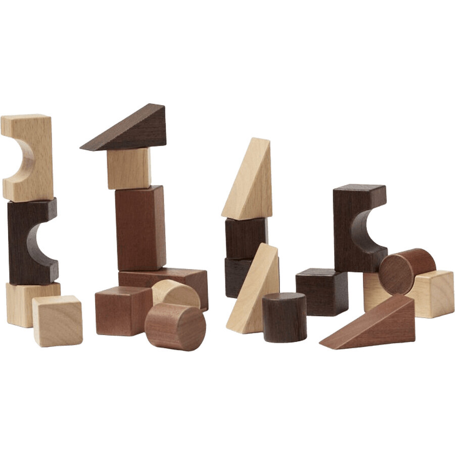 Kinderconcept Houten Kubussen Neo 21 stuks