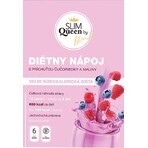 SLIM Queen Băutură dietetică, afine și zmeură 12 x 32 g