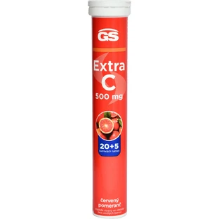 GS Extra C 500 rood oranje 20+5 bruistabletten