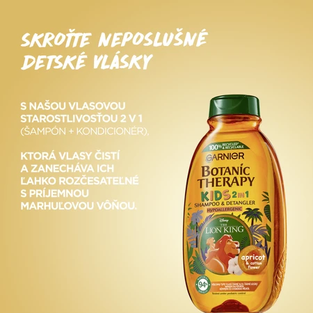 Garnier Botanic Therapy Disney Kids 2in1 Shampoo en Conditioner Lion King Caise 400 ml