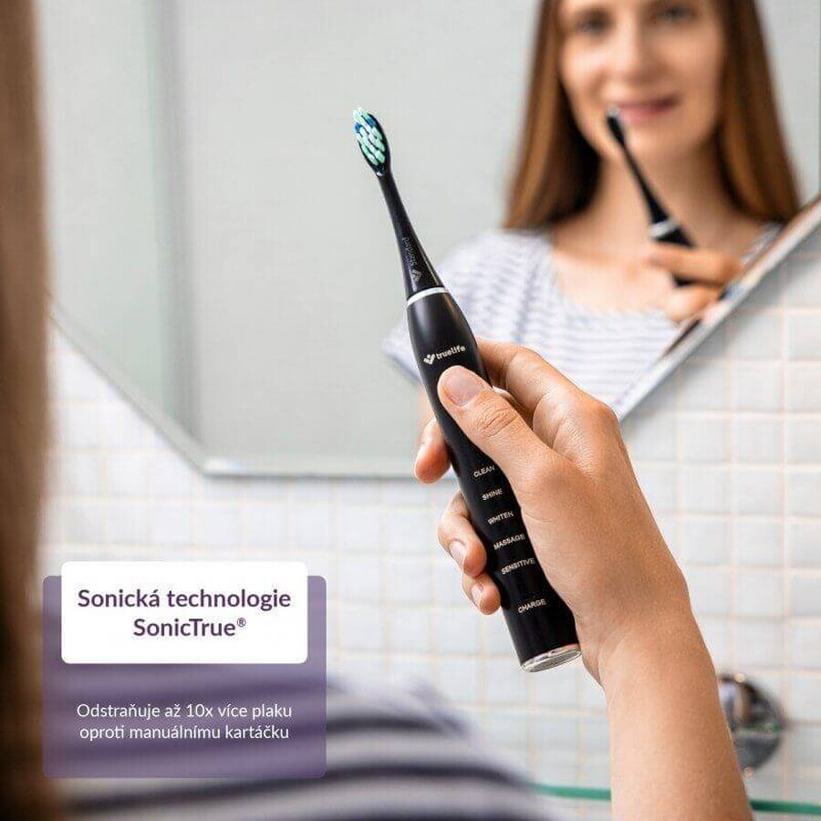 TrueLife SonicBrush Clean30 Nero spazzola sonica