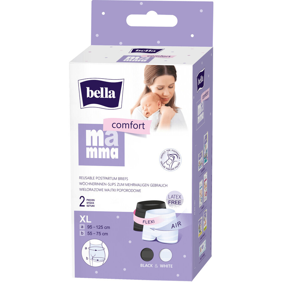 Acquista Bella Mamma Mutandine post-parto comfort XL 2 pz. Bella Mamma Mutandine post-parto comfort XL 2 pz.