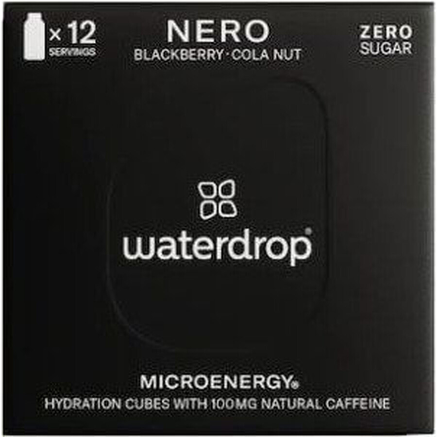 Goccia d'acqua nera 12 pz.