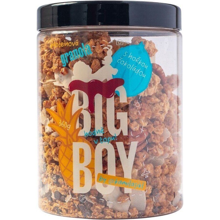 Big Boy ® Dark Chocolate Protein Granola by @kamilasikl 360 g