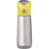 B. cutie Termos de băut cu paie galben/gri 500 ml