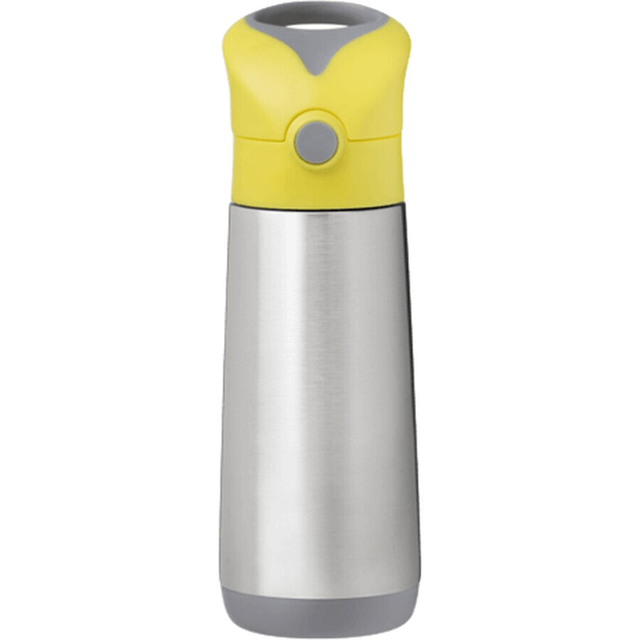 B. Box Trinkthermoskanne mit Strohhalm gelb/grau 500 ml