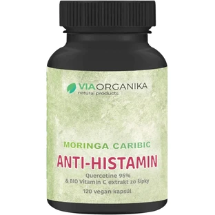 Via Organika moringa moringa caribic antihistaminico 120 capsulas