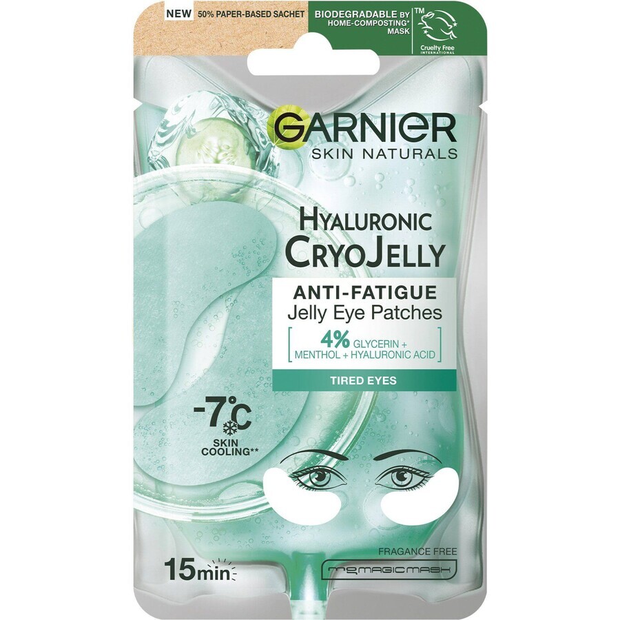 Buy Garnier Cryo Jelly Cooling Textile Eye Mask -7 °C 5 g Garnier Cryo Jelly Cooling Textile Eye Mask -7 °C 5 g
