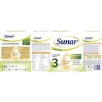 Sunar Sensitive 3 lait pour enfants en bas âge 500 g Sunar Sensitive 3 lait pour enfants en bas âge 500 g