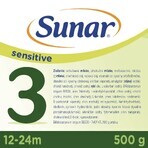 Sunar Sensitive 3 lait pour enfants en bas âge 500 g Sunar Sensitive 3 lait pour enfants en bas âge 500 g