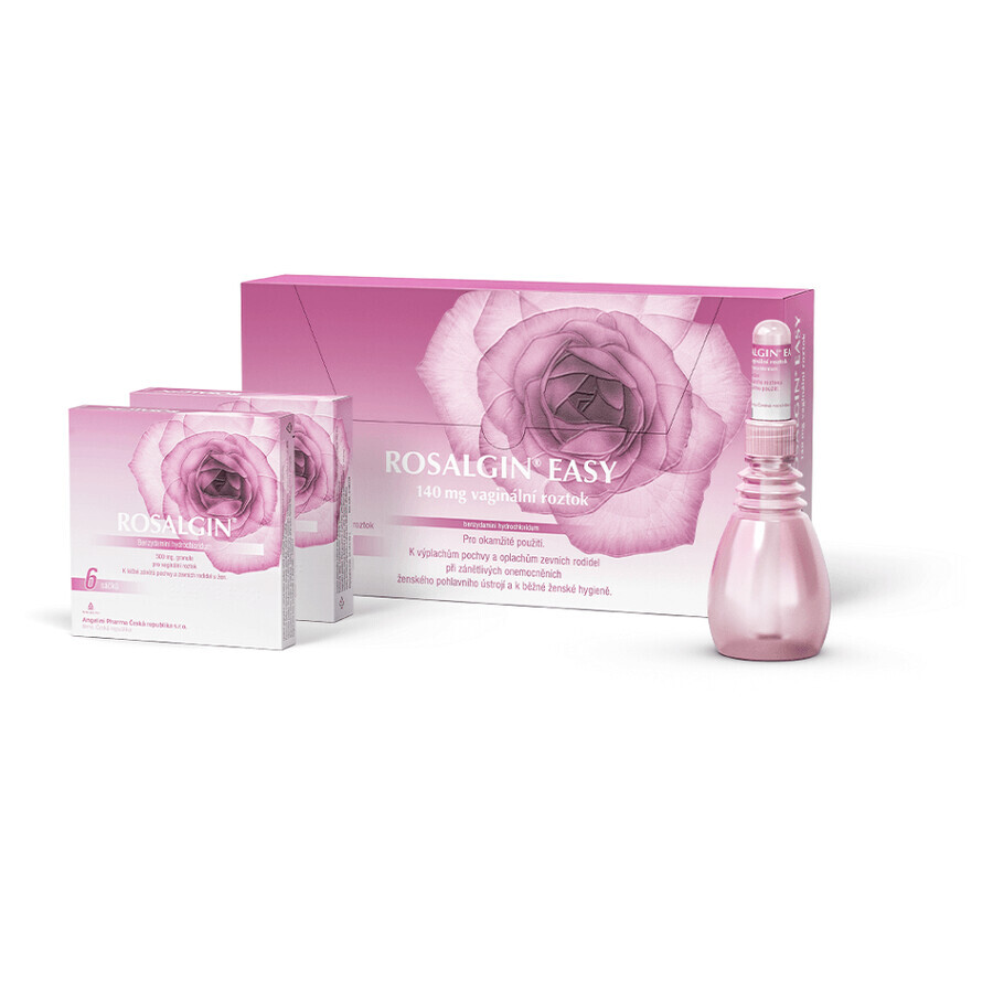 Rosalgin EASY vaginal solution 5 x 140 ml