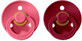 BIBS Colour Naturkautschuk-Sauger BIBS Colour, Gr&#246;&#223;e 2, Koralle/Rubin 2 St&#252;ck