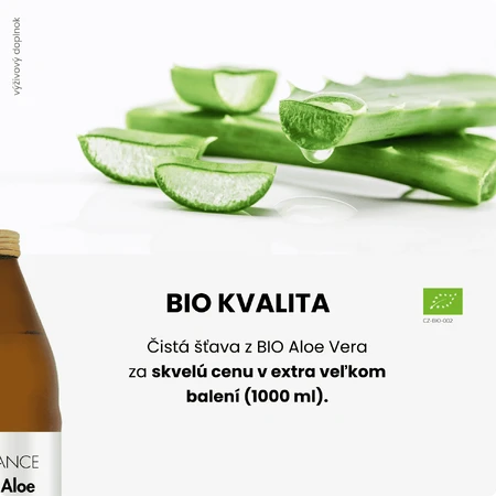 Advance Organic Aloe Jus d'aloès 1000 ml