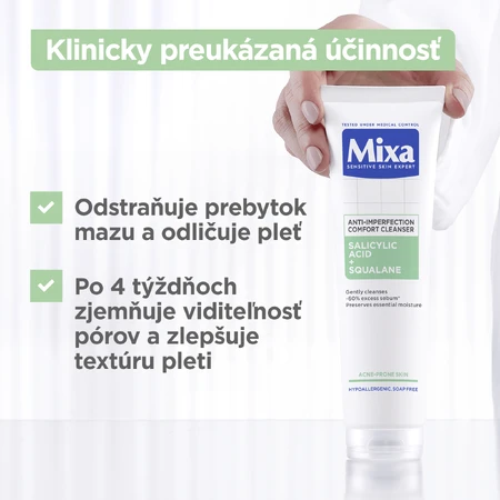 Mixa gel limpiador antimanchas 150 ml
