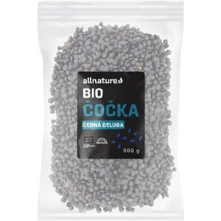 Allnature Biologische beluga zwarte linzen 500 g