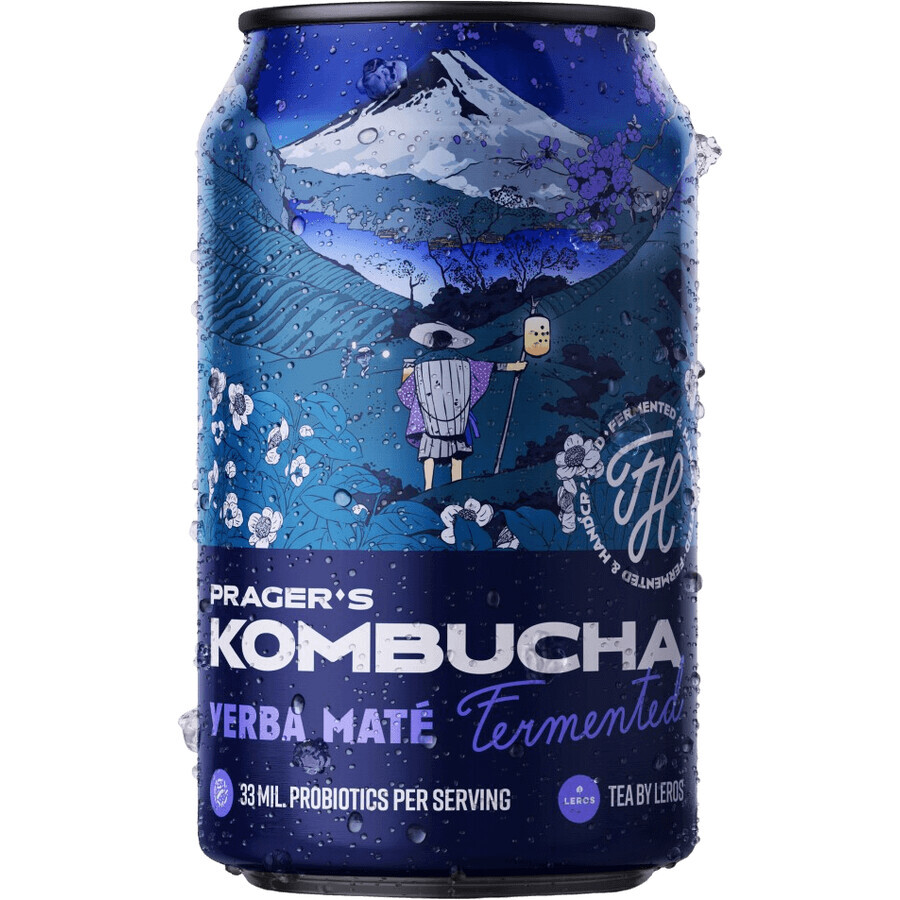 Prager's Kombucha Yerba Mate 330 ml