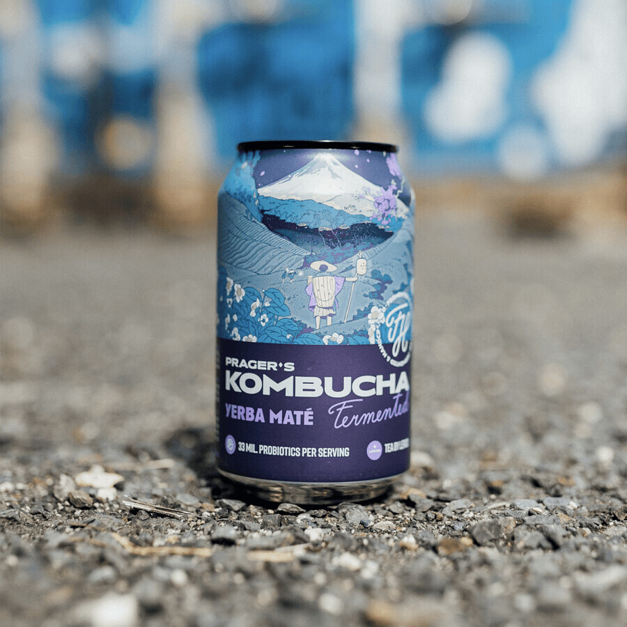Prager's Kombucha Yerba Mate 330 ml
