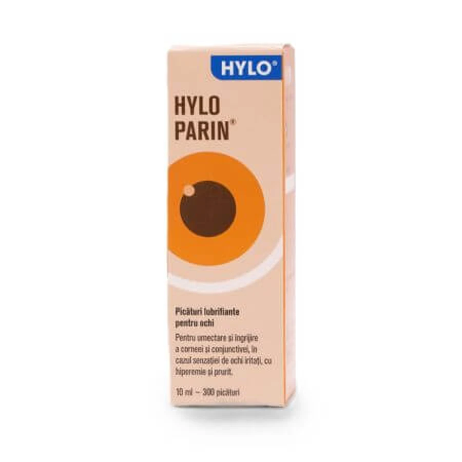 Ursapharm HYLO-PARIN EYEDROPS Befeuchtende Augentropfen 10 ml