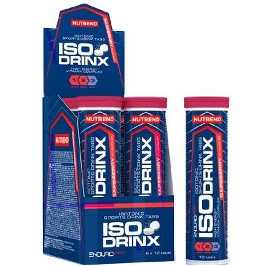 Nutrend ISODRINX Frambuesa 12 comprimidos efervescentes