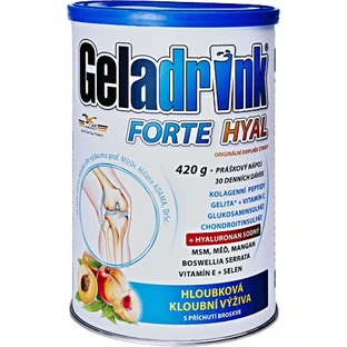 Geladrink FORTE HYAL Perzik HYAL Perzik poeder 420 g