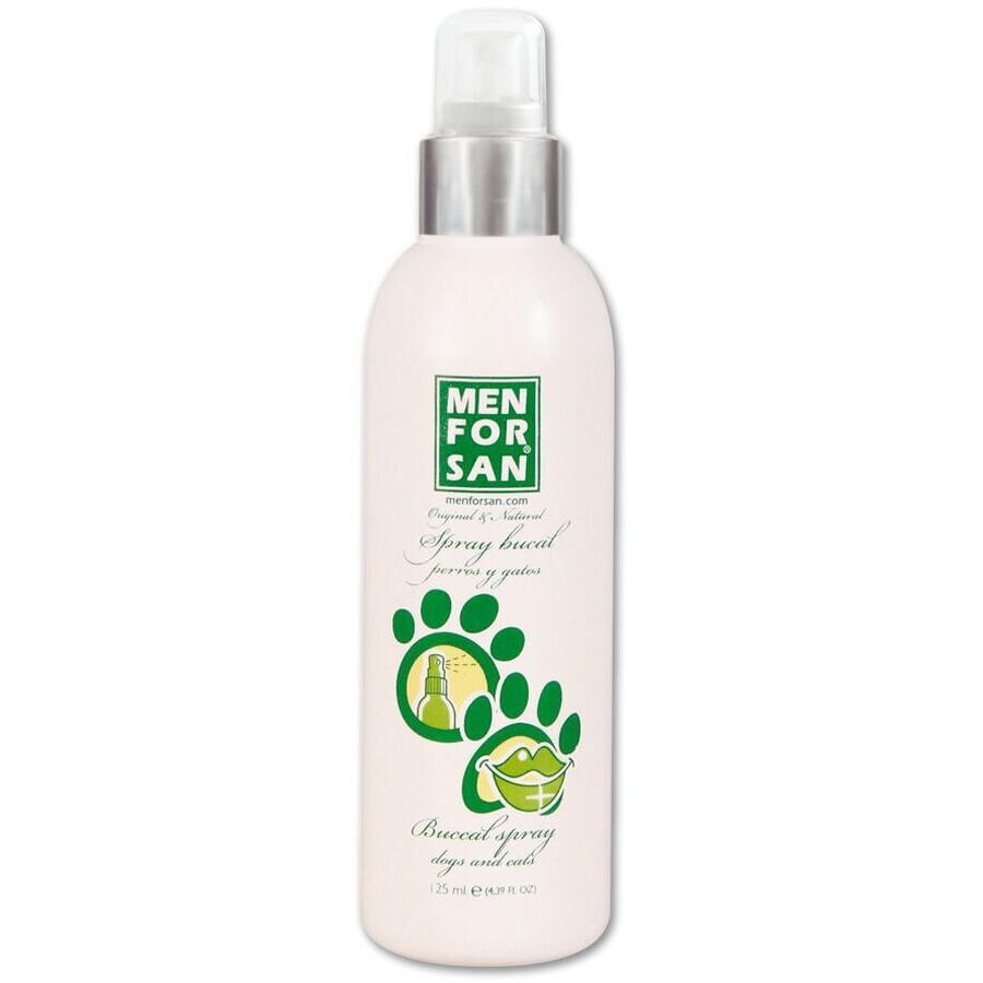 Menforsan Spray bucal contra el mal aliento para perros y gatos 125ml 125 ml