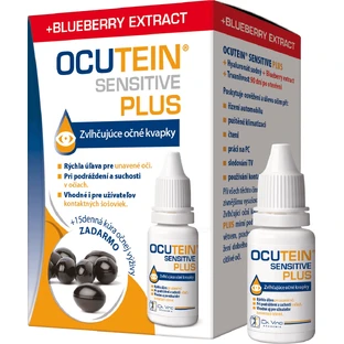 Ocutein Sensitive Plus oogdruppels 15ml + Ocutein Fresh 15 gratis capsules