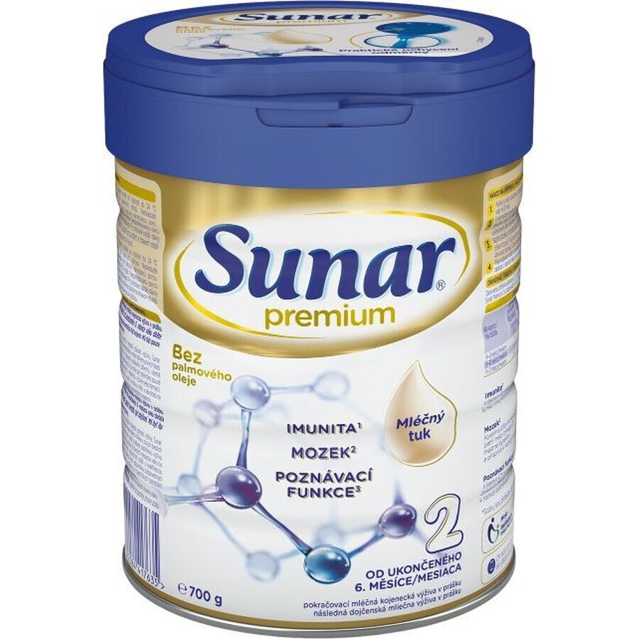 Sunar Premium 2 follow-up baby milk 700 g