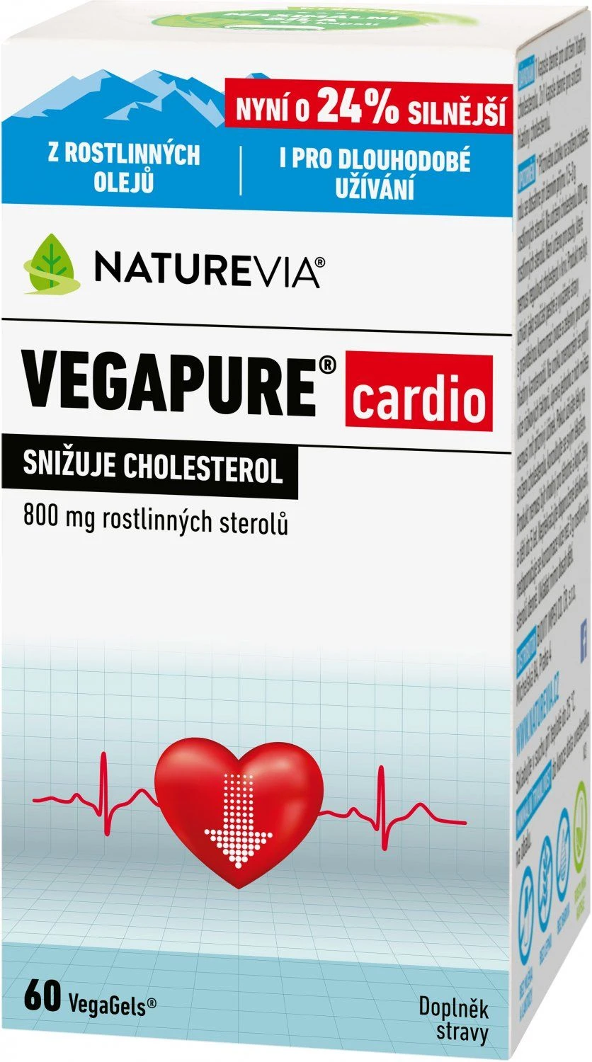 NatureVia Vegapure cardio 800 mg 60 capsules