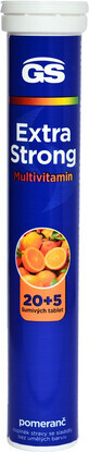 GS Extra Strong Multivitamin orange 20+5 effervescent tablets
