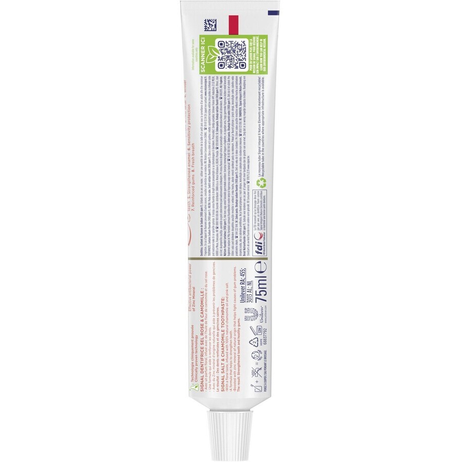 Dentifricio Signal Nature Elements Integral 8 Camomilla e Sale 75 ml