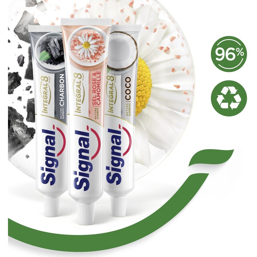 Dentifricio Signal Nature Elements Integral 8 Camomilla e Sale 75 ml