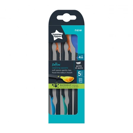 Tommee Tippee Cuillères pour petits Softee 4m+ 5 pcs