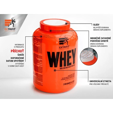 Extrifit 100% Whey Protein Caramel Salé 2000 g