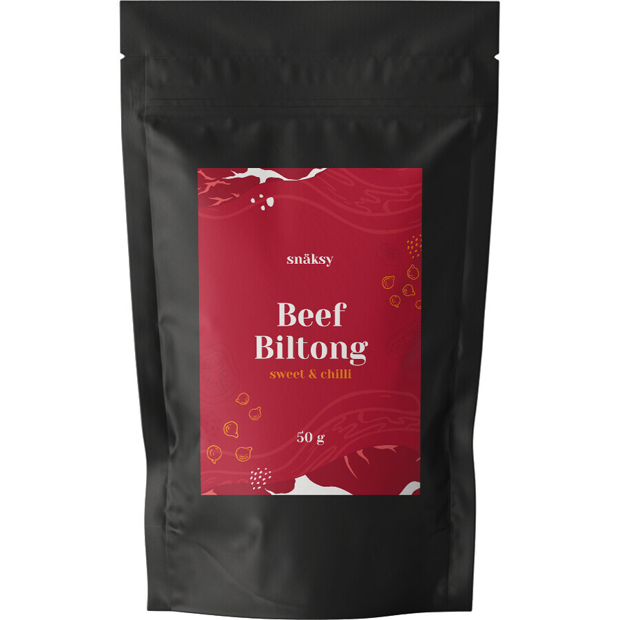 Snäksy Beef Biltong dulce și chilli 50 g