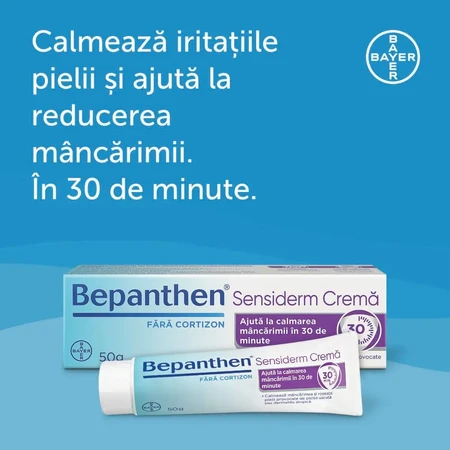 Bepanthen Sensiderm crème, 50 g, Bayer
