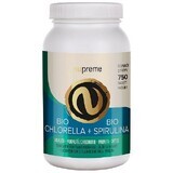 Nupreme BIO Chlorella + Spirulina 750 tablets