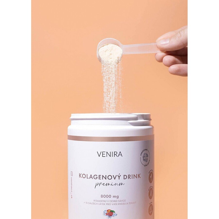 Venira Premium Collagen Drink Pfirsich Tee mit Eis 324 g