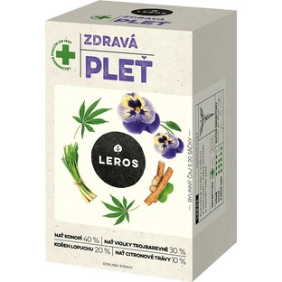 Leros Healthy Skin Tea Hemp and Violet Tea sachets 20 x 1,5 g